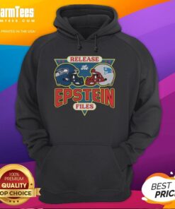 Hot Seattle Seahawks vs New England Patriots hoodie featuring 'Release the Epstein Files' graphic design.