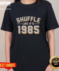 Hot Shuffle Like Its 1985 Chicago Bears Ladies Tee featuring vintage design and team colors for stylish fans.