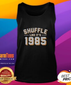 Hot Shuffle Like It's 1985 Chicago Bears tank top featuring vibrant graphics and retro style for fans of vintage sportswear.