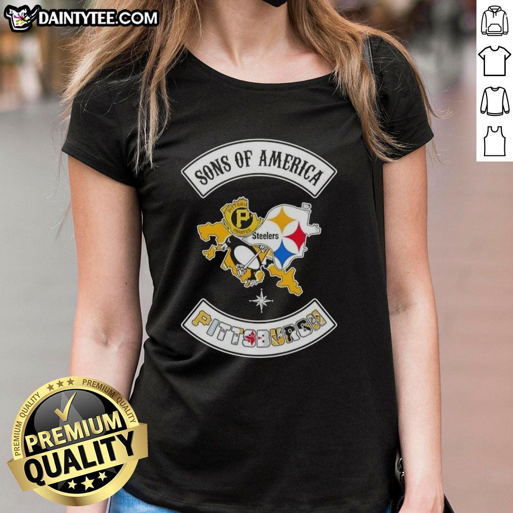 hot-son-of-america-pittsburgh-map-sports-logos-combine-ladies-tee Alt Text: Hot Son of America Pittsburgh Map Sports Logos Combine Ladies Tee featuring vibrant sports team designs.