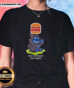 Hot Stitch cosplay Toothless X Burger King tee for women, blending fandom and style with a unique, quirky design.