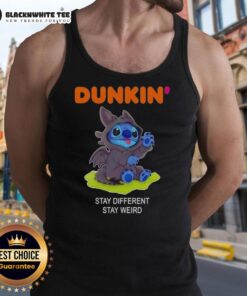 Hot Stitch Cosplay Toothless tank top featuring 'Stay Different Stay Weird' design for unique fashion lovers.