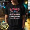 Hot Tampa Bay Buccaneers 5 Peat Champions NFC South Division 2025 Back 2 Back T-Shirt, showcasing team pride and victory.