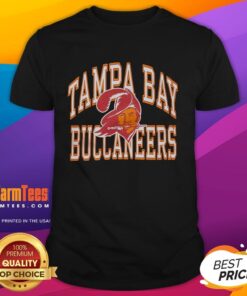 Hot Tampa Bay Buccaneers Arch T-Shirt featuring team colors and logo, perfect for fans supporting the Buccaneers.