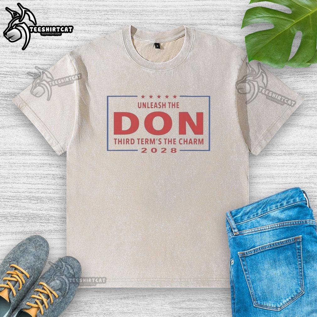 hot-unleash-the-don-third-terms-the-charm-2028-washed-t-shirt Alt Text: 2028 Hot Unleash The Don Third Terms Charm Washed T-Shirt featuring a stylish graphic design.