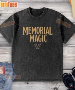 Hot Vanderbilt Basketball Memorial Magic Washed T-Shirt in vibrant colors, perfect for fans showcasing team spirit.