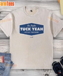 Awesome Kyle Tucker Tuck Yeah LA washed t-shirt featuring a stylish design for fans of the Houston Astros.