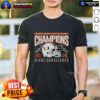 Alt Text: Classic T-shirt featuring the 2026 Fiesta Bowl Champions Miami Hurricanes helmet design, perfect for fans.