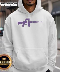 Nice AR Rifle Los Angeles Lakers Icon Hoodie showcasing team colors and logo, perfect for Lakers fans and streetwear enthusiasts.