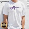 Los Angeles Lakers Icon T-Shirt featuring a stylish AR rifle design for fans and collectors.