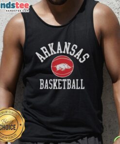 Stylish Nice Arkansas Razorbacks basketball tank top featuring team colors and logo, perfect for game day or workouts.