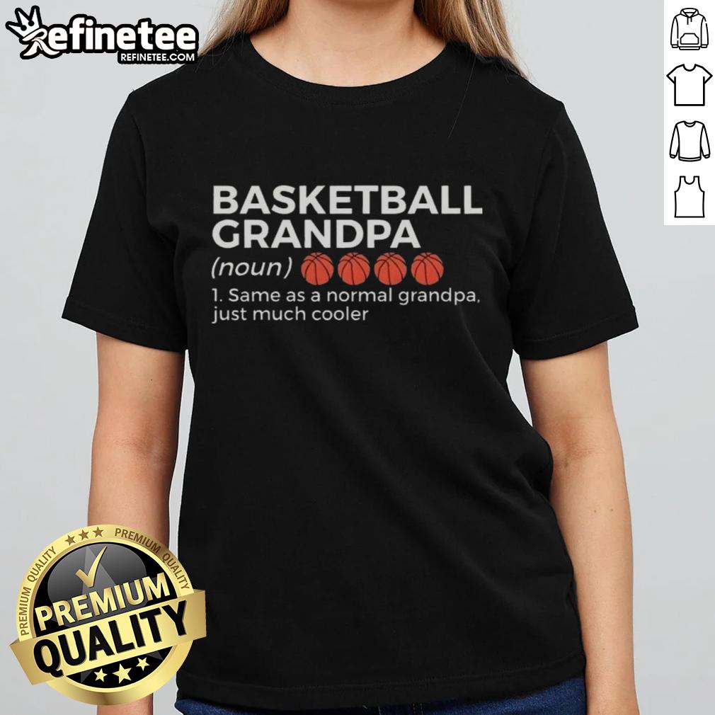 nice-basketball-grandpa-definition-same-as-normal-grandpa-just-much-cooler-ladies-tee Alt Text: Cool ladies tee featuring 'Nice Basketball Grandpa' definition, perfect for proud grandpas who love basketball.