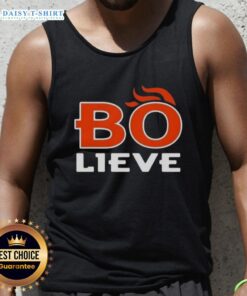 Nice Bo Nix Bo Lieve Denver Broncos football tank top featuring vibrant team colors and a stylish design for fans.