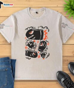 Nice Bob-Ombing Run washed t-shirt featuring vibrant graphics and a comfortable fit, perfect for casual wear.