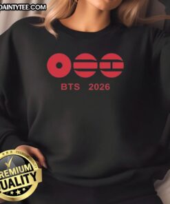 Alt Text: Nice BTS 2026 Comeback Sweatshirt featuring vibrant graphics and stylish design perfect for ARMY fans.