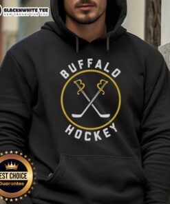 Cozy Nice Buffalo Sabres hockey logo hoodie featuring team colors and emblem, perfect for fans and cold game days.