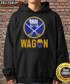 Nice Buffalo Sabres Wagon Logo Hoodie featuring team colors, perfect for fans and game day attire.