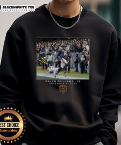 Caleb Williams Chicago Bears NFL Week 10 sweatshirt featuring bold graphics and a stylish design for fans.