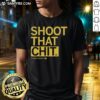 Nice Chazadi Wright Shoot That Chit T-Shirt featuring vibrant graphics and a stylish design for casual wear.
