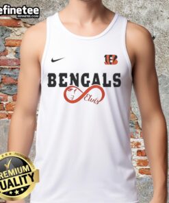 Stylish Cincinnati Bengals NFL tank top featuring Elvis Presley design, perfect for fans showing team spirit.