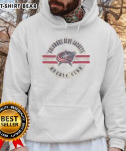 Cozy Nice Columbus Blue Jackets Surround Hoodie in blue, perfect for fans supporting their team during games.