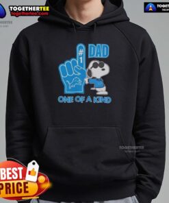 Unique Nice Detroit Lions X Snoopy Dad Hoodie featuring vibrant graphics and cozy design for fans and collectors.