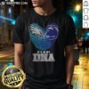 Nice Fingerprints Philadelphia Eagles X Penn State Nittany Lions t-shirt showcasing team spirit and DNA pride.