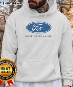 Nice For You 'Get The D Later' Logo Hoodie in stylish design, perfect for casual wear and expressing fun personality.