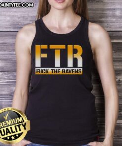 Stylish 'Fck The Ravens' Pittsburgh Steelers football tank top for fans, featuring bold graphics and a comfortable fit.