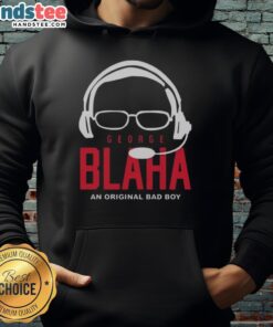 Nice George Blaha An Original Bad Boy Hoodie in black, showcasing stylish design and comfortable fit for casual wear.
