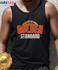 Stylish Nice Golden Standard Tank Top featuring a sleek design, perfect for casual summer outfits and versatile wear.
