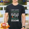 Alt Text: Miami Hurricanes season t-shirt for NCAA football lovers, featuring humorous text about screaming at the TV.