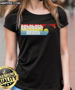 Nice I Love Rehoboth Beach Delaware tee featuring Atlantic waves, perfect for beach lovers and summer fashion.