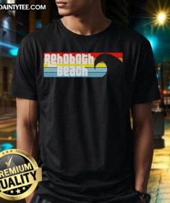 Alt Text: Nice I Love Rehoboth Beach Delaware T-Shirt featuring Atlantic waves, perfect for beach lovers and travelers.