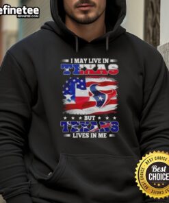 Alt Text: Houston Texans hoodie with US flag design, perfect for fans living in Texas and showing team spirit.