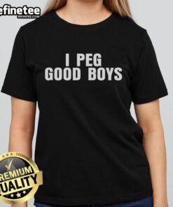 Nice I Peg Good Boys Ladies Tee featuring a stylish design, perfect for casual outings and showcasing personality.