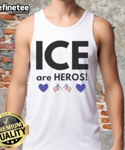 Nice Ice Are Heroes tank top featuring a vibrant graphic design, perfect for summer style and casual wear.