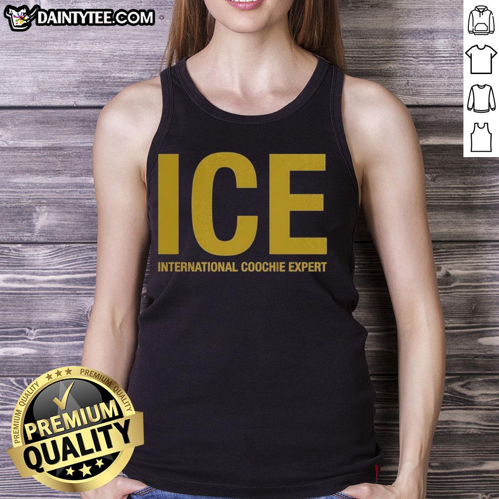 nice-ice-international-coochie-experts-logo-tank-top Nice ICE International Coochie Experts logo on a stylish tank top, perfect for casual summer wear.