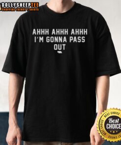 Alt Text: Nice I'm Gonna Pass Out Nebraska Cornhuskers T-Shirt featuring bold graphics, perfect for fans and game day spirit.
