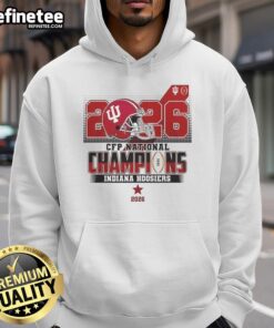 Nice Indiana Hoosiers 2026 CFP National Champions helmet hoodie showcasing team pride and championship spirit.