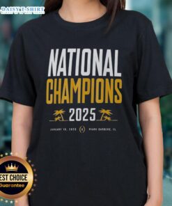 Nice Indiana Hoosiers CFP National Champions tee for ladies, featuring a palm tree design, January 19, 2025.
