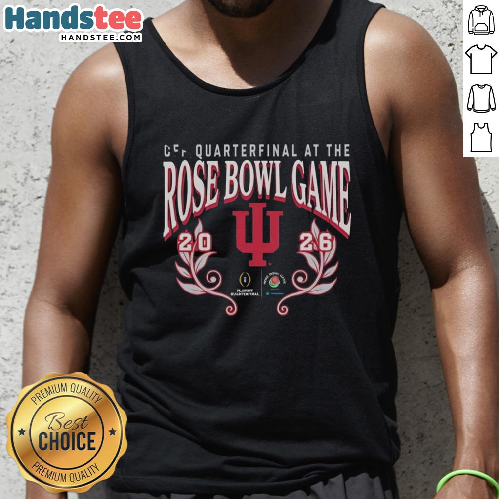 nice-indiana-hoosiers-cfp-semifinal-at-the-rose-bowl-game-2026-tank-top 2026 Rose Bowl game tank top featuring Nice Indiana Hoosiers CFP semifinal design, perfect for fans.
