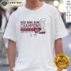 Alt Text: 2026 CFP Rose Bowl Champions T-Shirt featuring Nice Indiana Hoosiers Football design, perfect for fans.