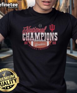Nice Indiana Hoosiers Football National Champions 2025 CFP Half T-Shirt showcasing team pride and championship spirit.