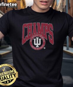 Alt Text: Nice Indiana University 2025 National Champs T-Shirt featuring bold graphics and team colors for enthusiastic fans.