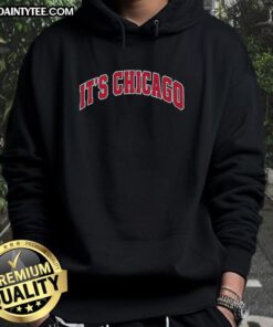 Stylish Nice It's Chicago Bulls hoodie featuring the iconic team logo, perfect for fans and casual wear enthusiasts.