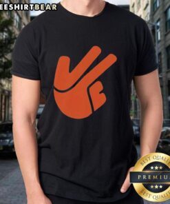 Stylish Nice JB11 3 Hand T-Shirt displayed on a hanger, showcasing its unique design and vibrant colors.