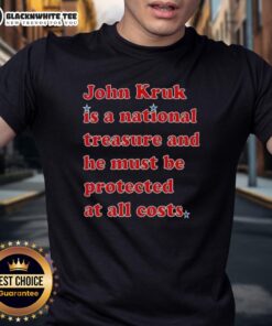 Alt Text: Nice John Kruk Is A National Treasure T-Shirt featuring a graphic design celebrating the baseball icon.