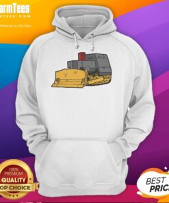Nice Killdozer modified bulldozer hoodie featuring a unique design for heavy machinery enthusiasts.