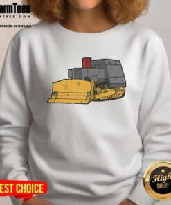Alt Text: Nice Killdozer modified bulldozer sweatshirt featuring a bold graphic design and comfortable fit.